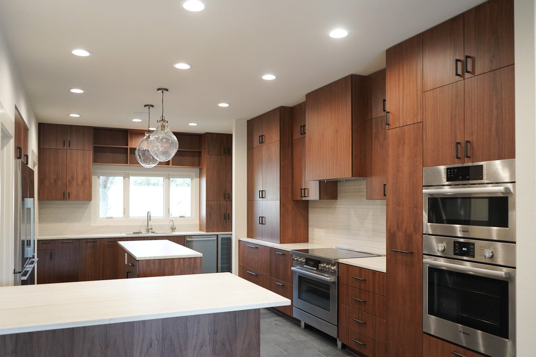 Modern Walnut Kitchen