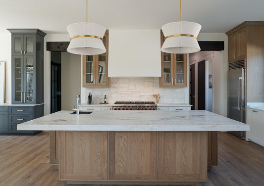 White Oak & Cream Custom Kitchen