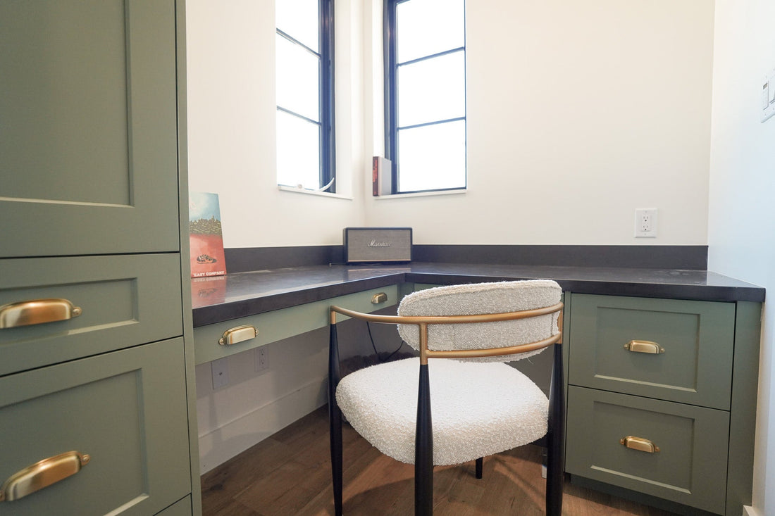 Custom Built-In Home Office